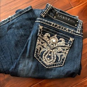Like New LA Idol bling jeans